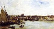 Charles-Francois Daubigny Port of Dieppe oil